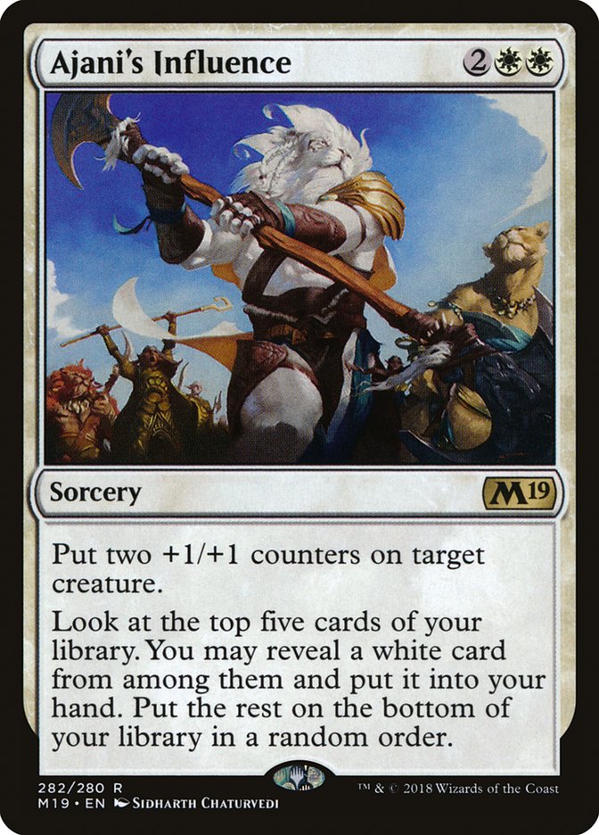 Ajani's Influence [Core Set 2019] | Empire Gaming NC