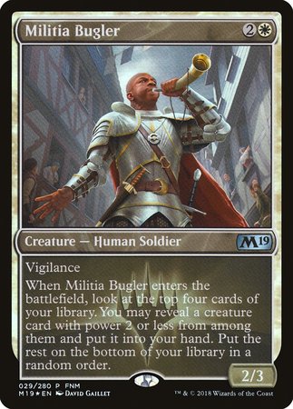 Militia Bugler [Core Set 2019 Promos] | Empire Gaming NC