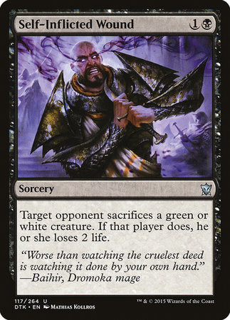 Self-Inflicted Wound [Dragons of Tarkir] | Empire Gaming NC
