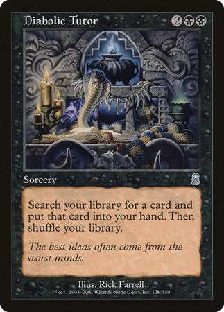 Diabolic Tutor [Odyssey] | Empire Gaming NC