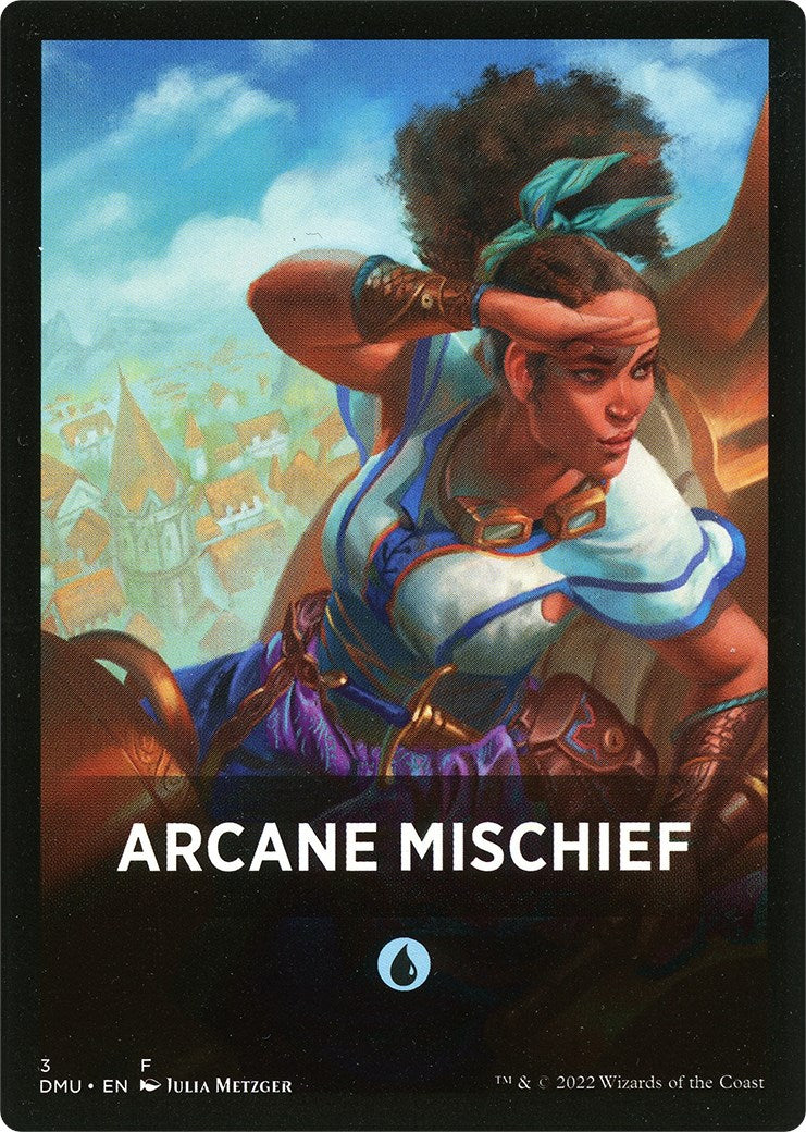 Arcane Mischief Theme Card [Dominaria United Tokens] | Empire Gaming NC