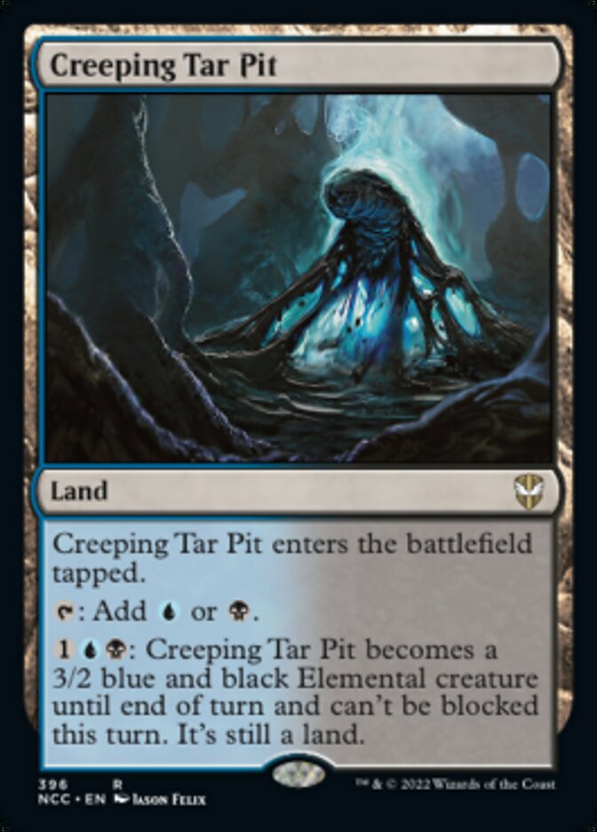 Creeping Tar Pit [Streets of New Capenna Commander] | Empire Gaming NC