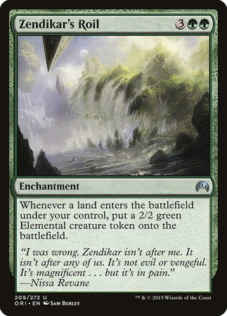 Zendikar's Roil [Magic Origins] | Empire Gaming NC