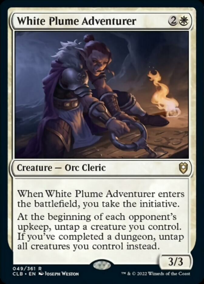 White Plume Adventurer [Commander Legends: Battle for Baldur's Gate] | Empire Gaming NC