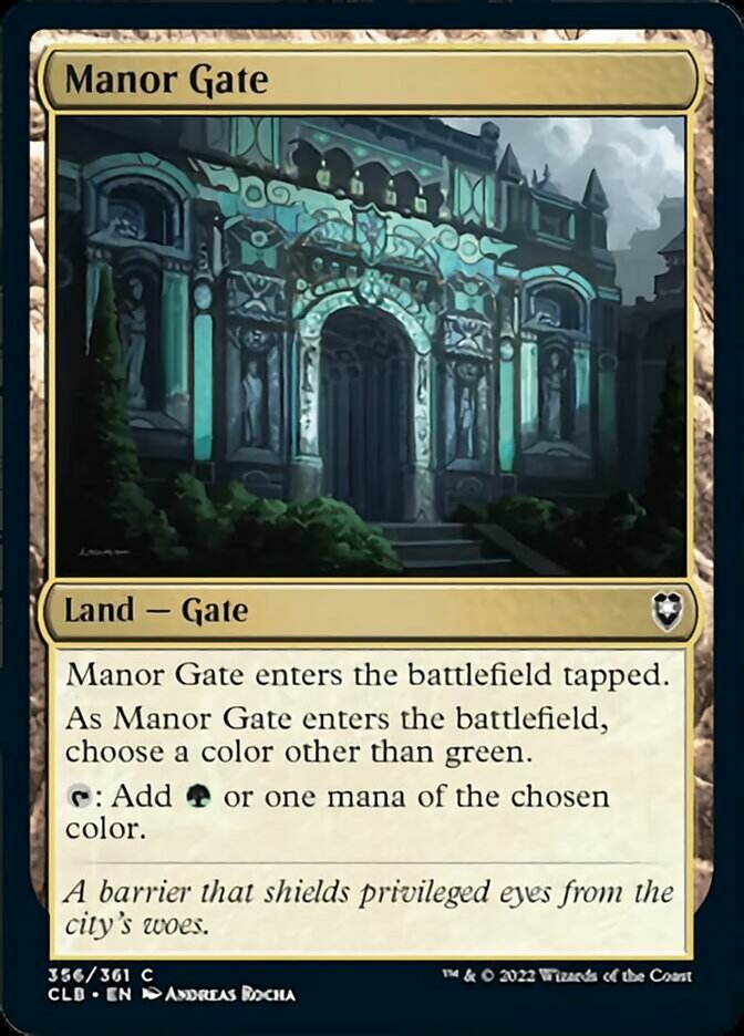 Manor Gate [Commander Legends: Battle for Baldur's Gate] | Empire Gaming NC