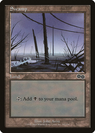 Swamp (342) [Urza's Saga] | Empire Gaming NC
