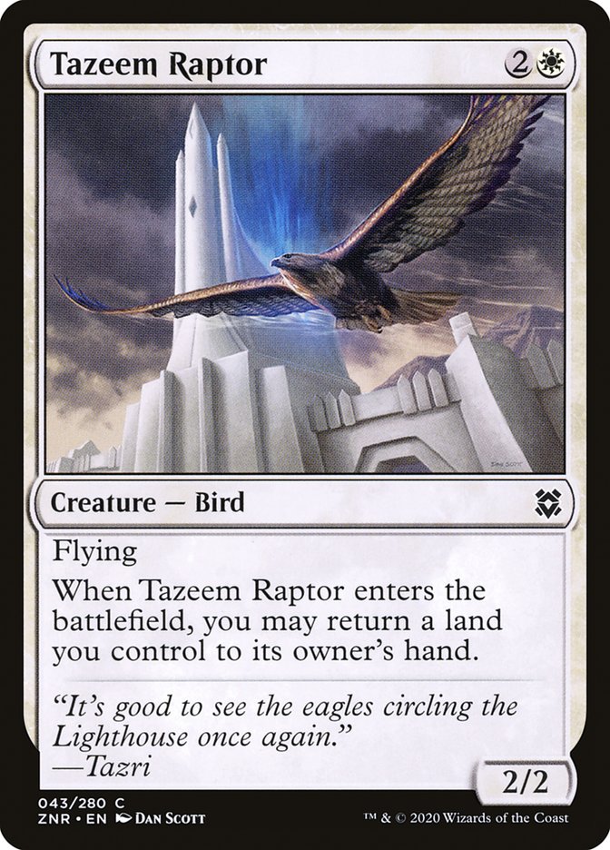 Tazeem Raptor [Zendikar Rising] | Empire Gaming NC