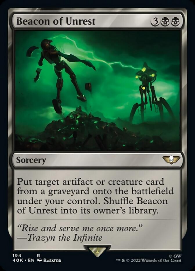 Beacon of Unrest (Surge Foil) [Universes Beyond: Warhammer 40,000] | Empire Gaming NC