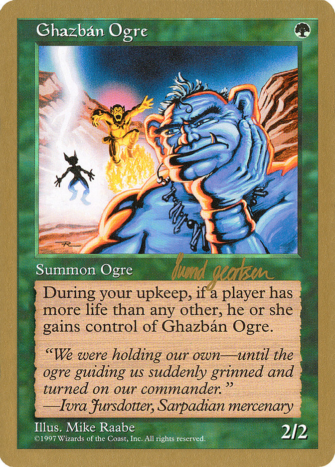 Ghazbán Ogre (Svend Geertsen) [World Championship Decks 1997] | Empire Gaming NC