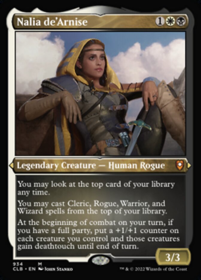 Nalia de'Arnise (Display Commander) (Foil Etched) [Commander Legends: Battle for Baldur's Gate] | Empire Gaming NC