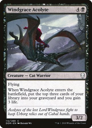 Windgrace Acolyte [Dominaria] | Empire Gaming NC