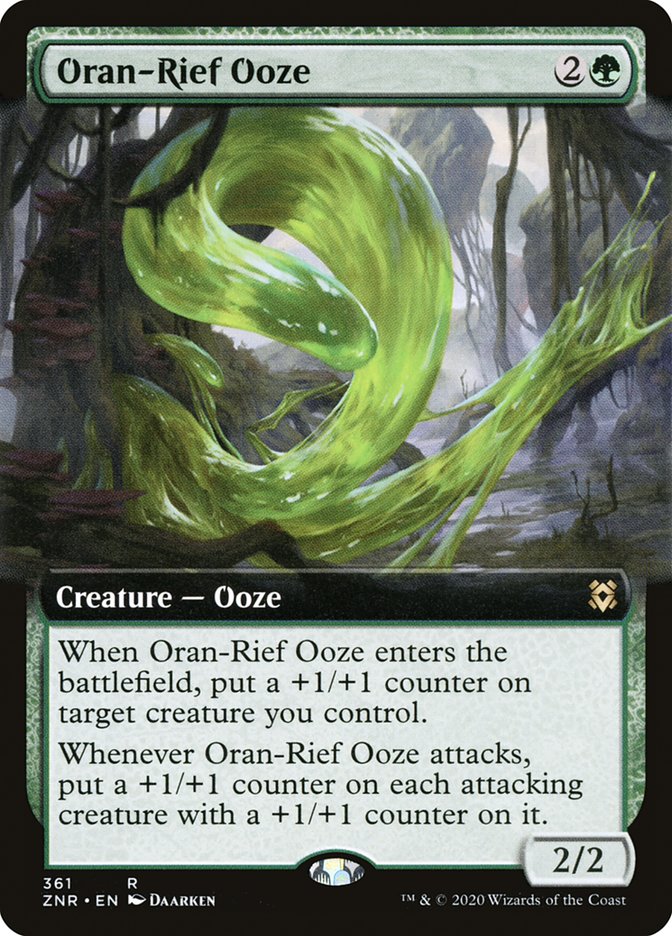 Oran-Rief Ooze (Extended Art) [Zendikar Rising] | Empire Gaming NC