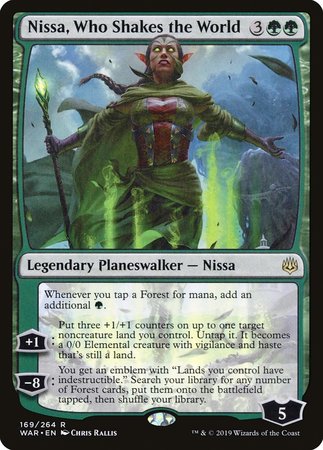 Nissa, Who Shakes the World [War of the Spark] | Empire Gaming NC