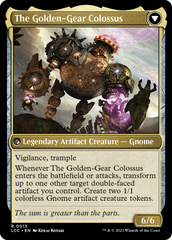 Tetzin, Gnome Champion // The Golden-Gear Colossus [The Lost Caverns of Ixalan Commander] | Empire Gaming NC