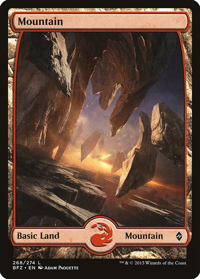 Mountain (268) [Battle for Zendikar] | Empire Gaming NC