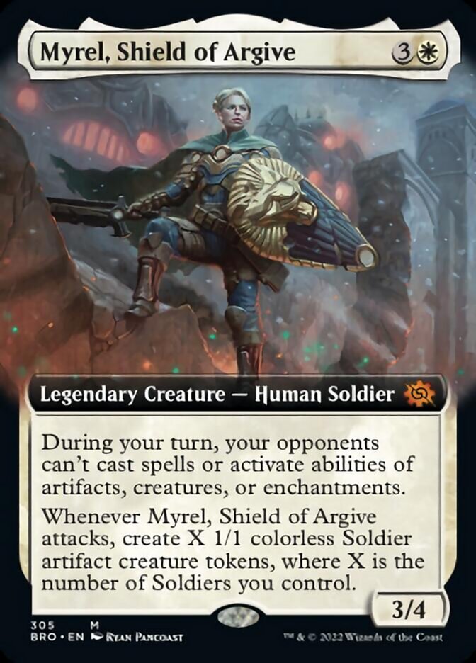 Myrel, Shield of Argive (Extended Art) [The Brothers' War] | Empire Gaming NC