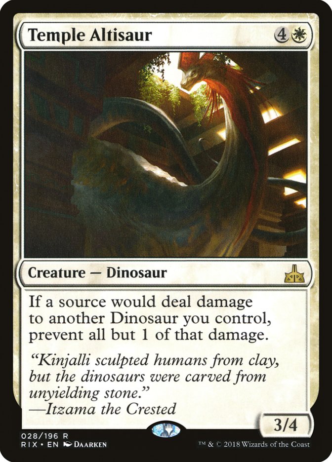 Temple Altisaur [Rivals of Ixalan] | Empire Gaming NC