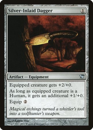 Silver-Inlaid Dagger [Innistrad] | Empire Gaming NC