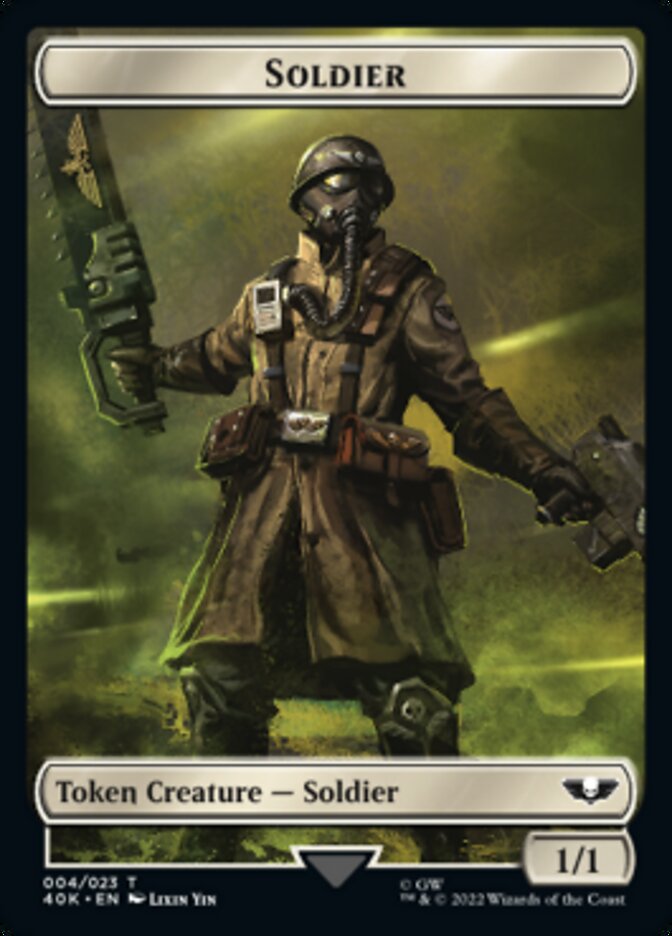 Soldier (004) // Vanguard Suppressor Double-sided Token [Universes Beyond: Warhammer 40,000 Tokens] | Empire Gaming NC