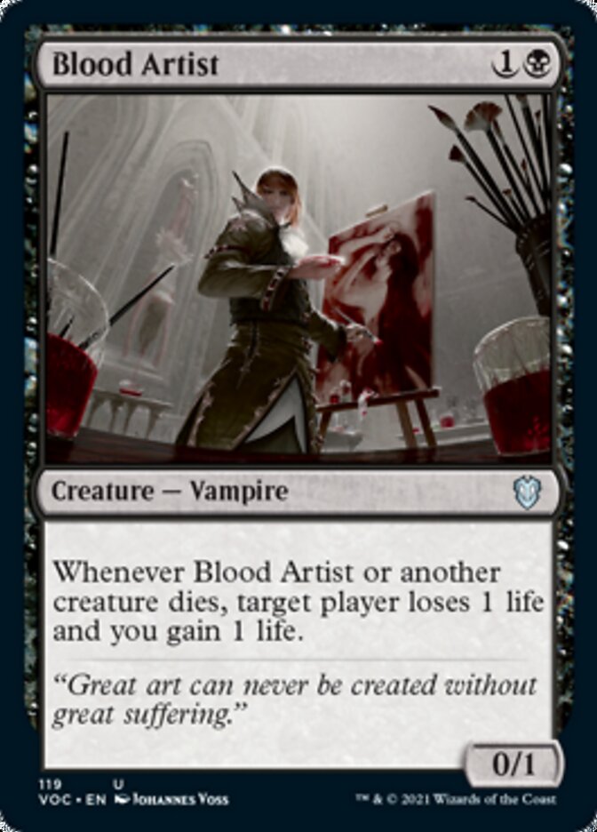 Blood Artist [Innistrad: Crimson Vow Commander] | Empire Gaming NC