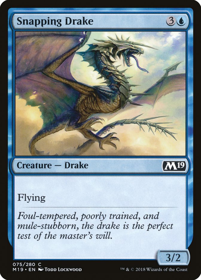 Snapping Drake [Core Set 2019] | Empire Gaming NC