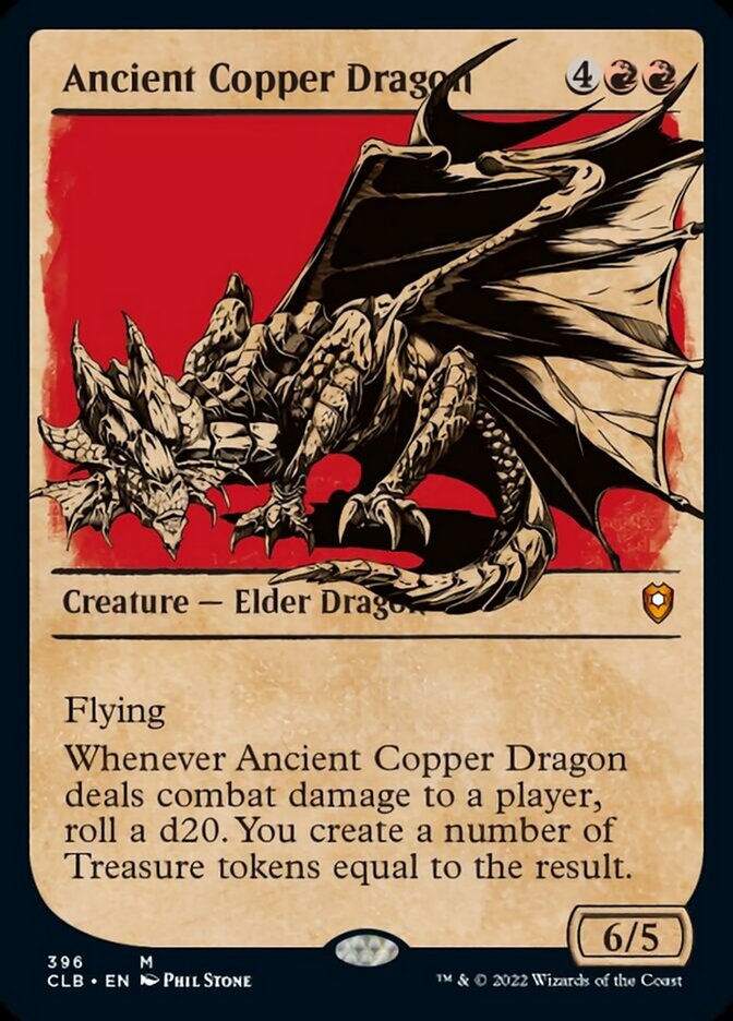 Ancient Copper Dragon (Showcase) [Commander Legends: Battle for Baldur's Gate] | Empire Gaming NC