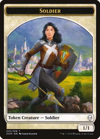 Soldier Token [Dominaria Tokens] | Empire Gaming NC