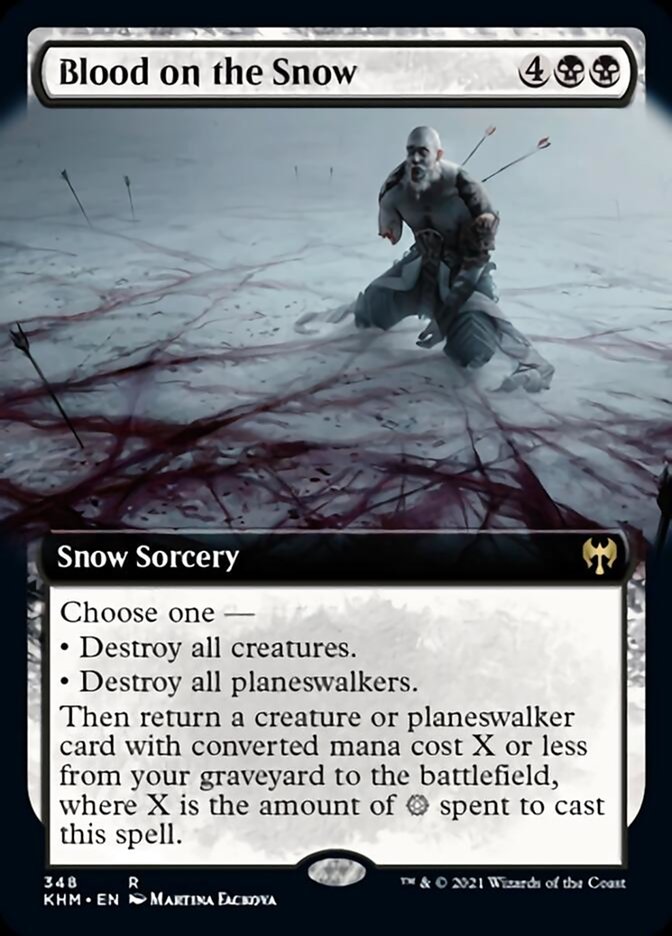 Blood on the Snow (Extended Art) [Kaldheim] | Empire Gaming NC