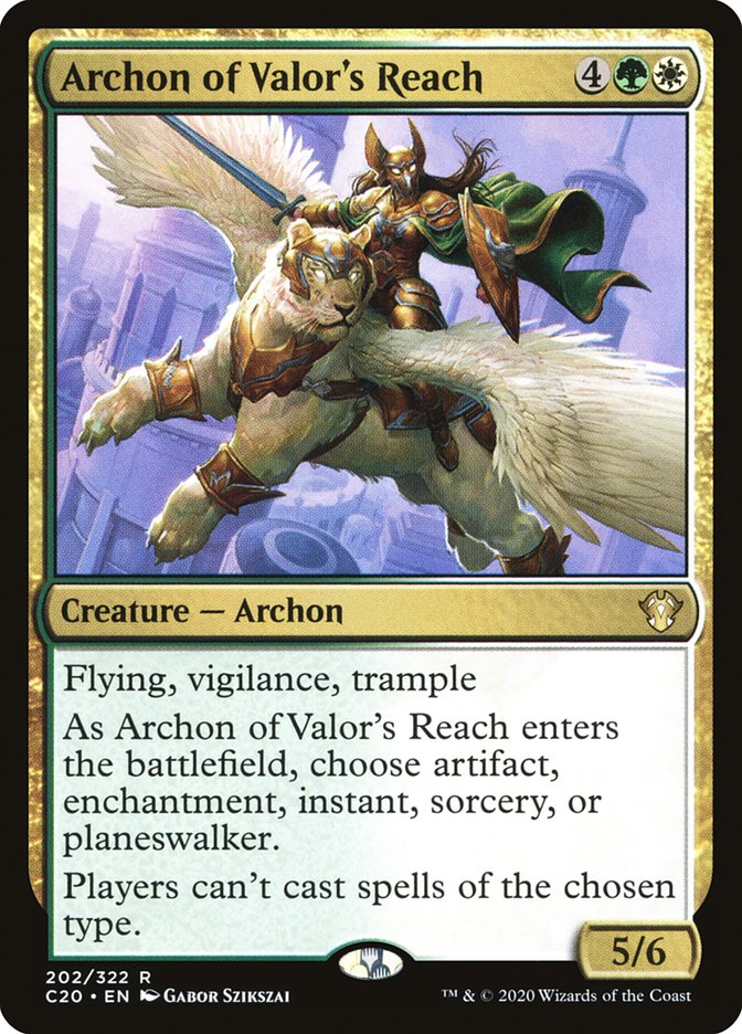 Archon of Valor's Reach [Commander 2020] | Empire Gaming NC