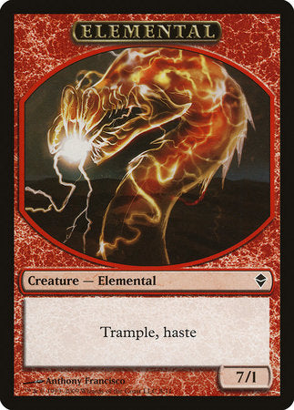 Elemental Token [Zendikar Tokens] | Empire Gaming NC