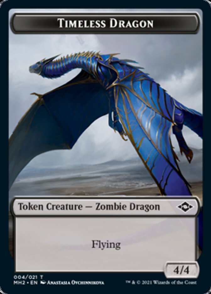 Timeless Dragon Token [Modern Horizons 2 Tokens] | Empire Gaming NC