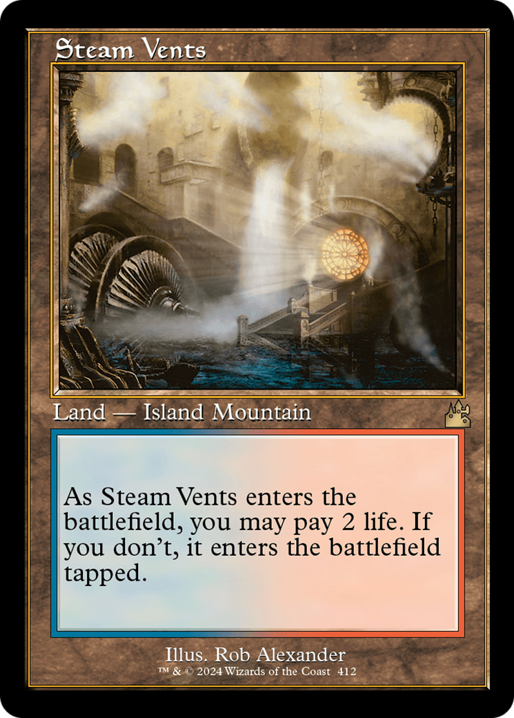 Steam Vents (Retro) [Ravnica Remastered] | Empire Gaming NC