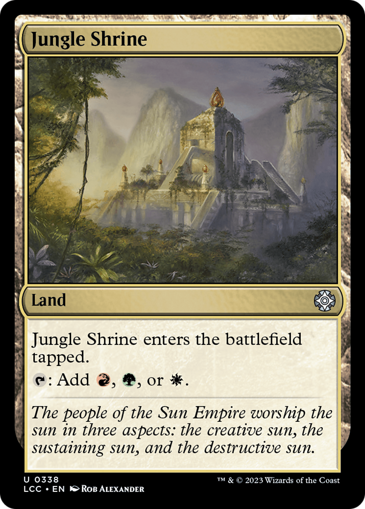 Jungle Shrine [The Lost Caverns of Ixalan Commander] | Empire Gaming NC