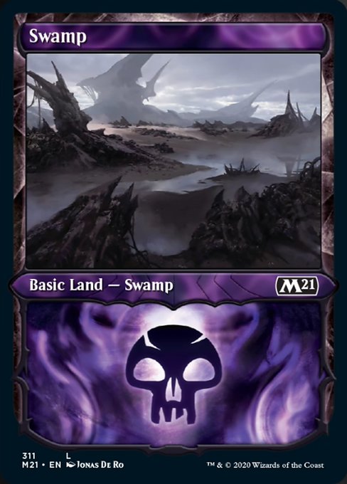 Swamp (Showcase) [Core Set 2021] | Empire Gaming NC