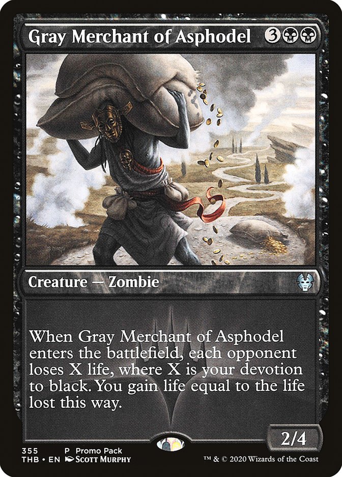 Gray Merchant of Asphodel (Promo Pack) [Theros Beyond Death Promos] | Empire Gaming NC