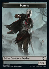 Zombie // Goat Double-sided Token [Streets of New Capenna Commander Tokens] | Empire Gaming NC