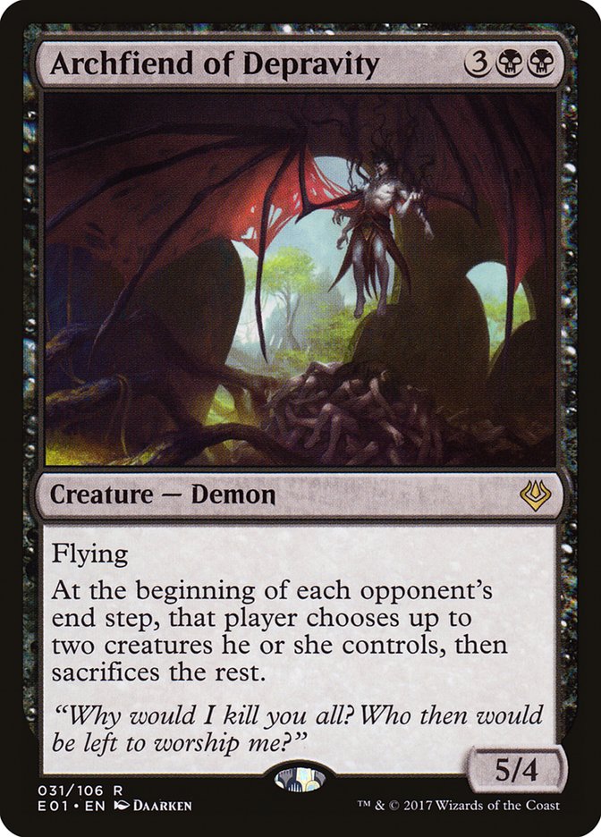 Archfiend of Depravity [Archenemy: Nicol Bolas] | Empire Gaming NC