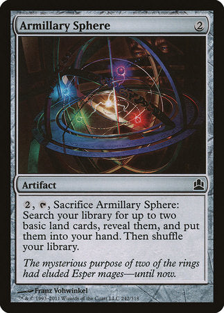 Armillary Sphere [Commander 2011] | Empire Gaming NC