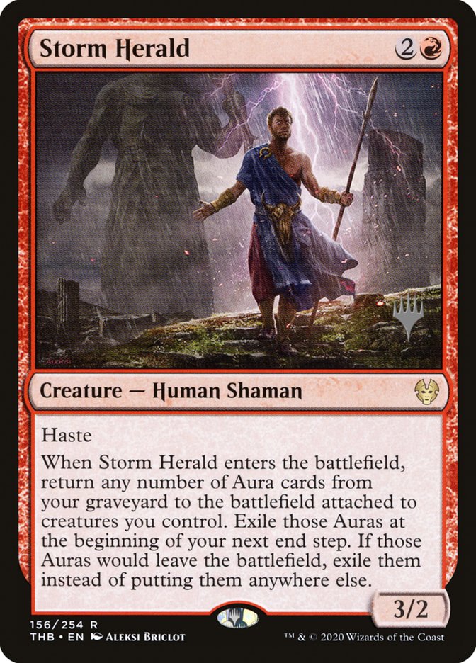 Storm Herald (Promo Pack) [Theros Beyond Death Promos] | Empire Gaming NC