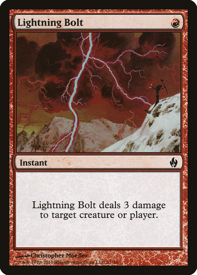 Lightning Bolt [Premium Deck Series: Fire and Lightning] | Empire Gaming NC