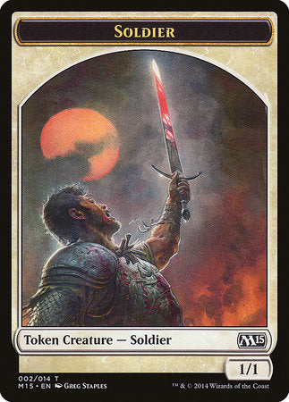 Soldier Token [Magic 2015 Tokens] | Empire Gaming NC