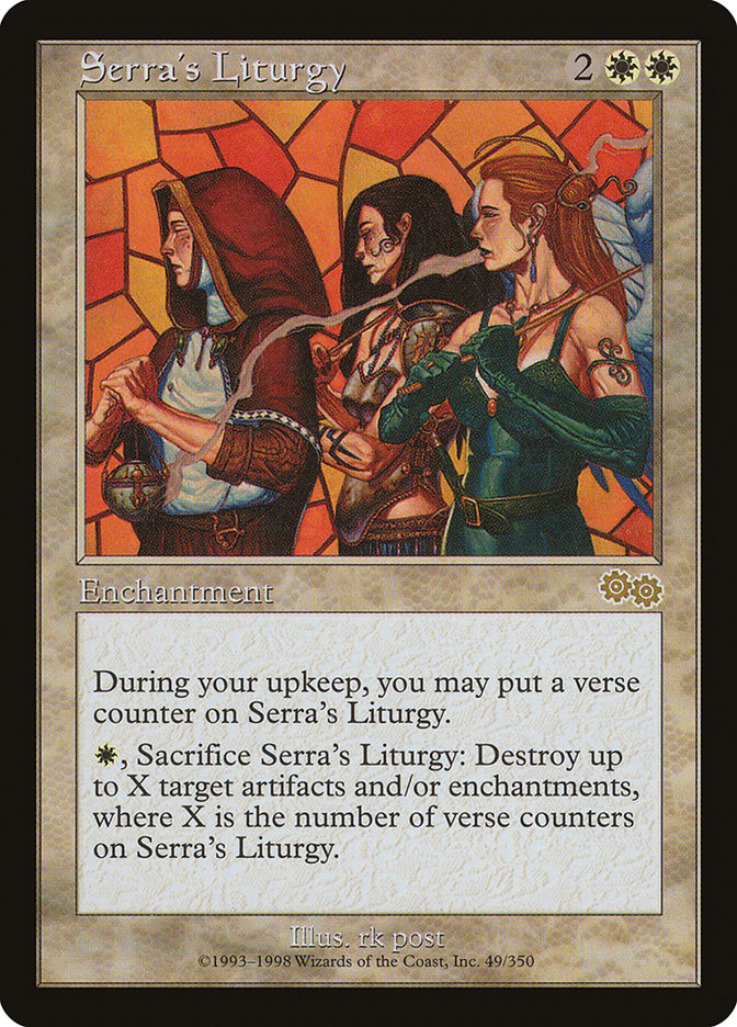 Serra's Liturgy [Urza's Saga] | Empire Gaming NC