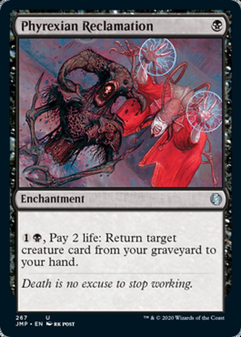 Phyrexian Reclamation [Jumpstart] | Empire Gaming NC