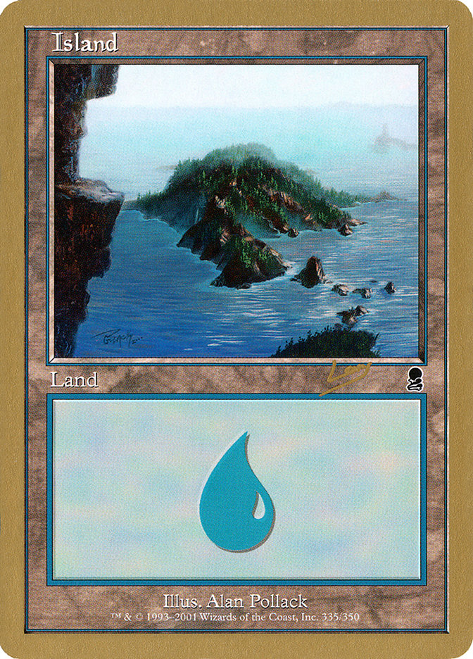 Island (rl335) (Raphael Levy) [World Championship Decks 2002] | Empire Gaming NC