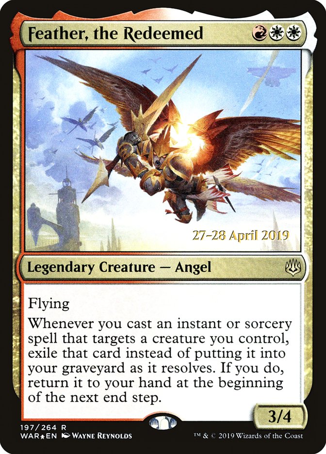 Feather, the Redeemed  [War of the Spark Prerelease Promos] | Empire Gaming NC