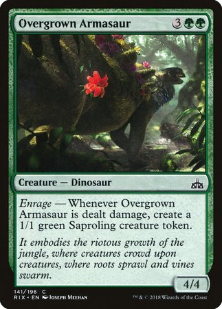 Overgrown Armasaur [Rivals of Ixalan] | Empire Gaming NC