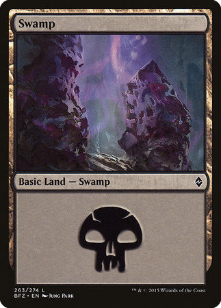 Swamp (263) [Battle for Zendikar] | Empire Gaming NC