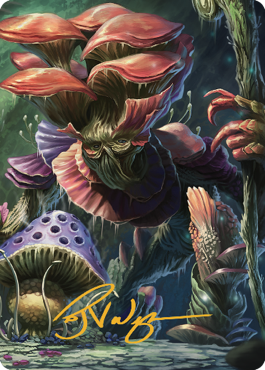 Myconid Spore Tender Art Card (Gold-Stamped Signature) [Commander Legends: Battle for Baldur's Gate Art Series] | Empire Gaming NC