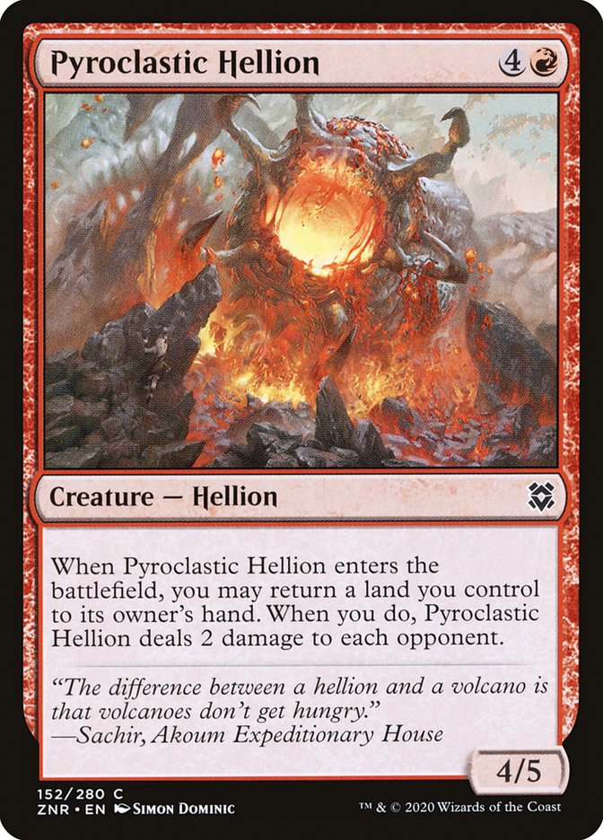 Pyroclastic Hellion [Zendikar Rising] | Empire Gaming NC