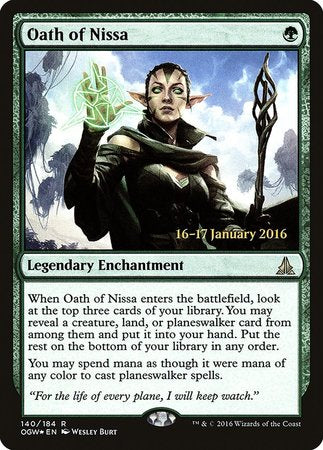 Oath of Nissa [Oath of the Gatewatch Promos] | Empire Gaming NC